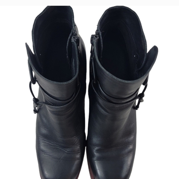 Korks Woman's size 8M leather upper 3/4 platform mertle bootie - Picture 13 of 14